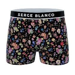 Boxer Homme En Microfibre Rouge SERGE BLANCO