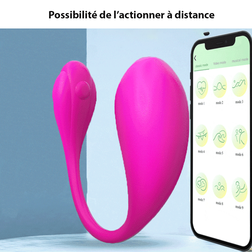 Vibromasseur connect avec 10 vibrations - Livraison offerte   mondoshopping-boutique
