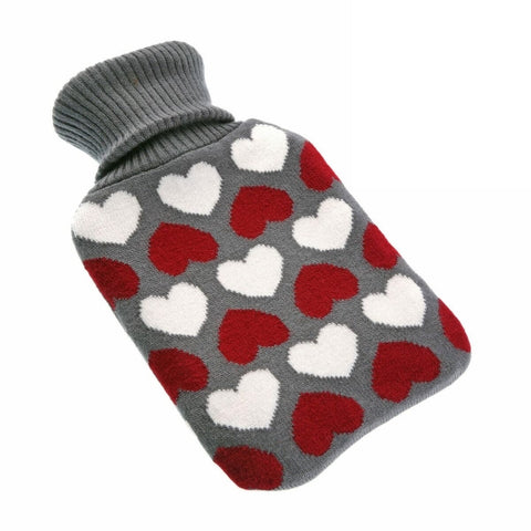 Bouillotte avec motif Coeur 26x16 cm - Livraison offerte