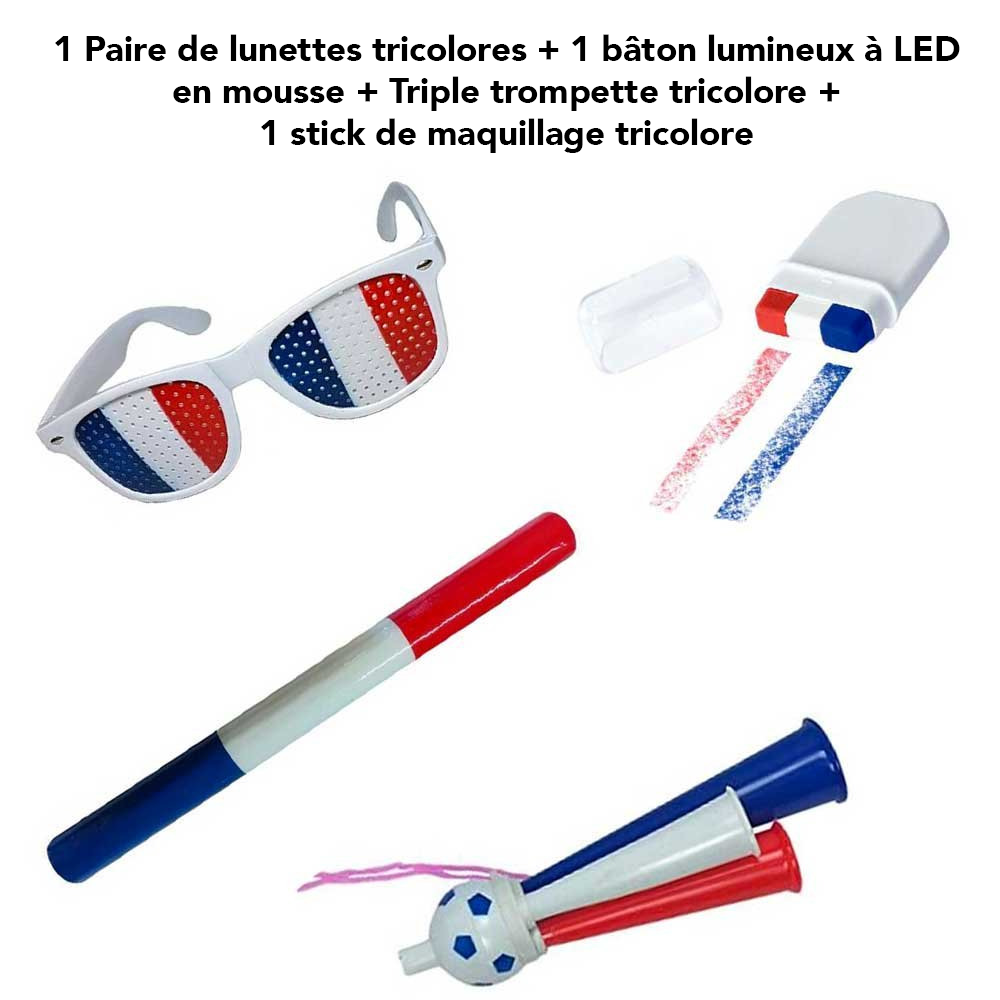 Pack supporter équipe de France - Livraison offerte