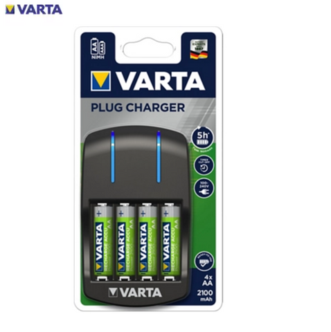Chargeur pour piles (4 piles Varta incluses)