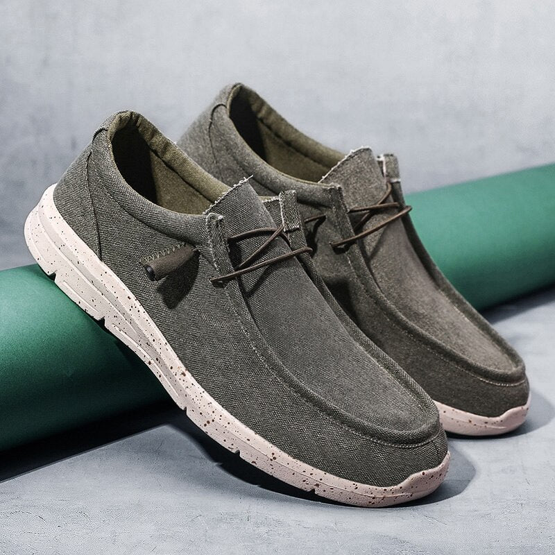 Baskets Blend Hommes En Cuir Vert - Taille 45 EU - Neuf Avec Emballage