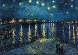 Puzzle 1000 pièces Art collection - La nuit étoilée - Vincent Van Gogh - Livraison offerte