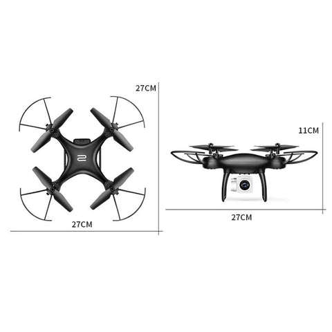 Drone 8S Noir avec prise de photo, enregistrement de video et transfert immédiat sur votre téléphone - Livraison offerte