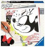 CreArt - 20x20 cm  Minnie - Réalisez vous-même le tableau - Livraison offerte