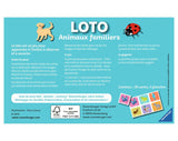 1 Puzzle Simba et Nala 15 pièces de la marque Nathan + 1 loto Animaux familiers - Livraison offerte