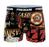 Lot de 6 boxers en coton de la marque Freegun + Lot de 3 paires de chaussettes en coton de la marque Serge Blanco - Livraison offerte