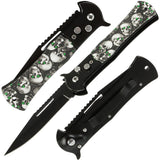 Couteau de poche pliable tactique militaire en acier - Livraison offerte
