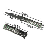 Couteau de poche pliable tactique militaire en acier - Livraison offerte