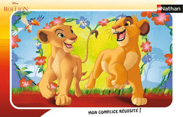 Puzzle  Simba et Nala 15 pièces de la marque Nathan - Livraison offerte