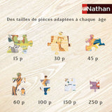 Puzzle  Simba et Nala 15 pièces de la marque Nathan - Livraison offerte