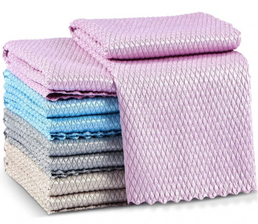 Lot de 10 serviettes en microfibre - Livraison offerte