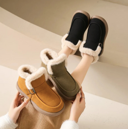 Bottines basses fourrées pour femme - Livraison offerte