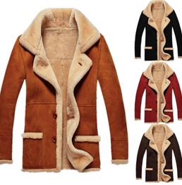 Manteau chaud fourré pour homme - Livraison offerte
