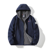 Veste polaire avec capuche pour homme - Livraison offerte