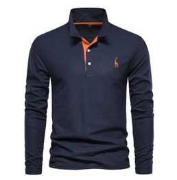 Polo à manches longues pour homme - Livraison offerte