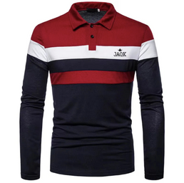 Polo chaud à manches longues pour homme - Livraison offerte