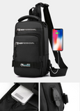 Sac à bandoulière avec chargeur USB inclus - Livraison offerte
