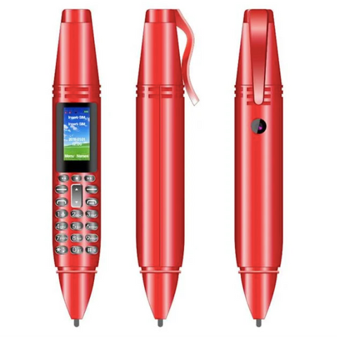 Stylo mini téléphone portable avec enregistreur vocal - Livraison offerte