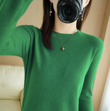 Pull chaud à col rond pour femme - Livraison offerte