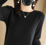 Pull chaud à col rond pour femme - Livraison offerte