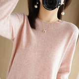 Pull chaud à col rond pour femme - Livraison offerte