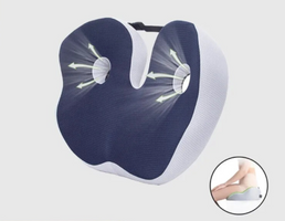 Coussin en mousse à mémoire de forme anti douleur pour le coccyx - Livraison offerte