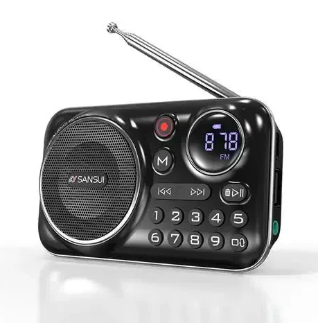 Mini radio portable AM/FM Bluetooth 5.0 avec lecteur de musique MP3 - Livraison offerte