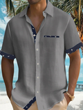 Chemise à manches courtes pour homme - Collection Printemps Été 2024 - Livraison offerte