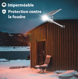 Lampadaire Réverbère Solaire 120 LED avec télécommande - Livraison offerte