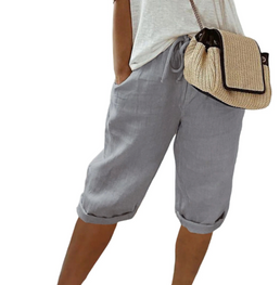 Short sarouel en lin pour femme - Livraison offerte