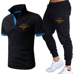 Ensemble pantalon survêtement + polo - Livraison offerte