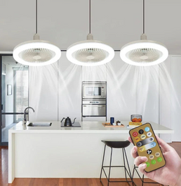 Ventilateur de Plafond 3 en 1 avec Télécommande - Livraison offerte