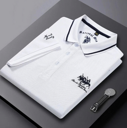 Polo brodé à manches courtes pour homme Collection Été 2024 - Livraison offerte