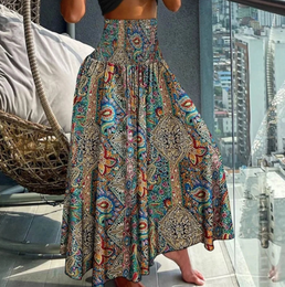 Jupe de style ethnique pour femme - Livraison offerte