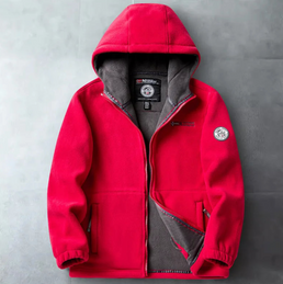 Veste Coupe-Vent Polaire Norway à capuche avec poches - Livraison offerte