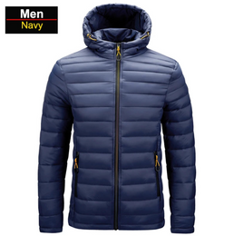 Doudoune Thermique Coupe-vent avec Capuche - Livraison offerte