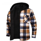 Chemise polaire épaisse doublée pour homme - Livraison offerte