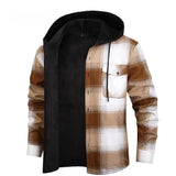 Chemise polaire épaisse doublée pour homme - Livraison offerte