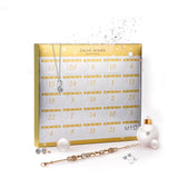 Calendrier de l'avent 24 bijoux : 13 bijoux + 11 perles ornées de cristaux autrichiens de très haute qualité - Livraison offerte