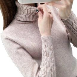Pull à col roulé pour femme - Nouvelle Collection Automne Hiver - Livraison offerte