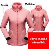 Polaire chaude réversible pour femme - Livraison offerte