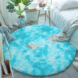 Tapis peluche rond moelleux - Livraison offerte