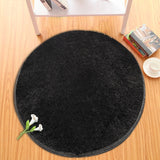 Tapis peluche rond moelleux - Livraison offerte