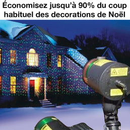 Jeu de lumière pour Noel Laser light extérieur et intérieur - Livraison offerte