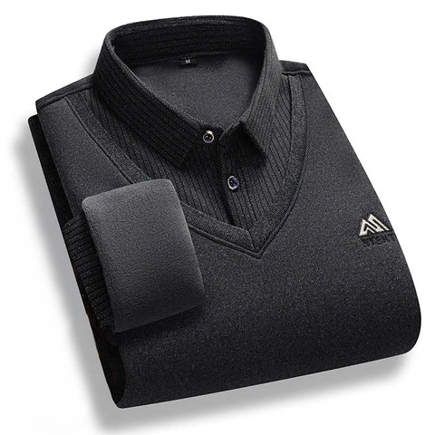 Pull-chemise polaire pour homme - Livraison offerte