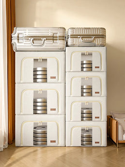 Boîte de rangement pliable en tissu - Livraison offerte