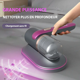 Aspirateur sans fil UV anti acariens pour literie canapé… - Livraison offerte