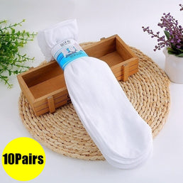 10 paires de chaussettes en fibre de bambou - Livraison offerte