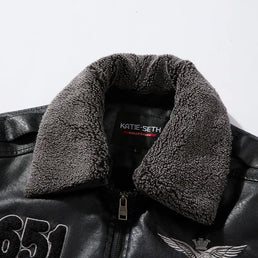 Blouson aviateur avec fermeture éclair pour homme - Livraison offerte
